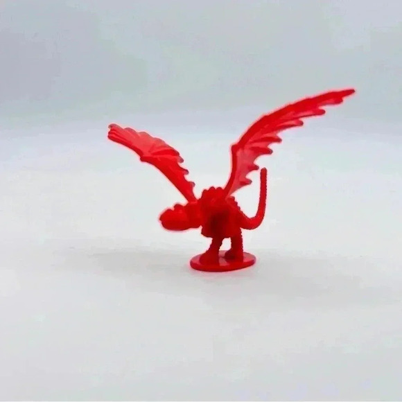 How to Train Your Dragon 2 Red Monstrous Nightmare Dragon Plastic Figure - Picture 1 of 6